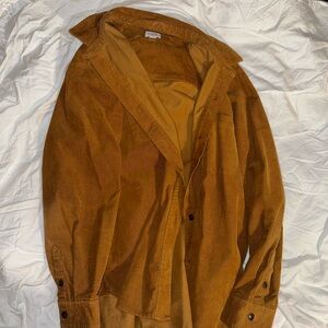 J. Crew Tan Corduroy Shirt